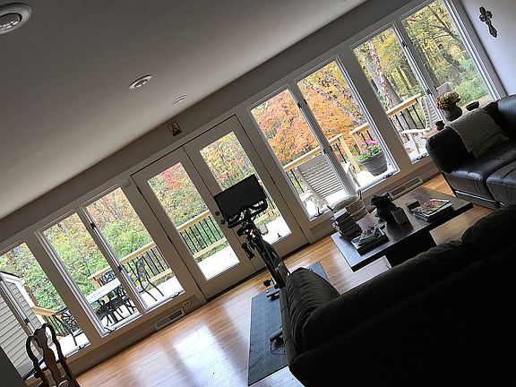 Dining room into living room