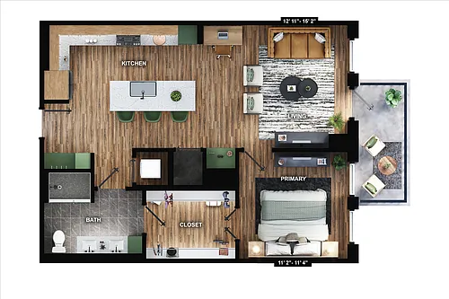 Floor plan A9-B