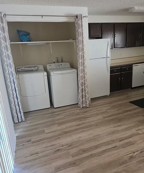 In-unit laundry with appliances