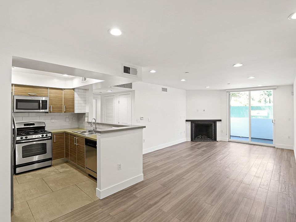 Open-Concept Kitchen, Dining, and Living Room Area