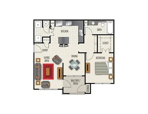 Floor plan A3B