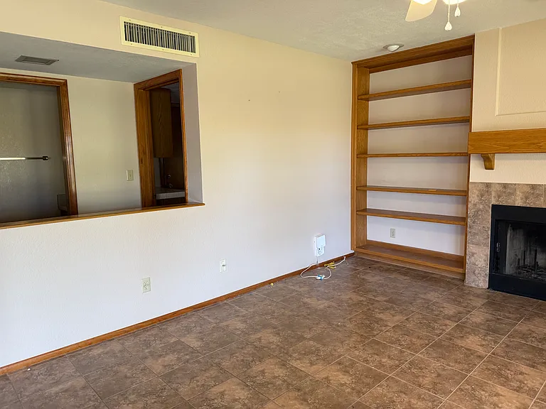 Open family room to hall