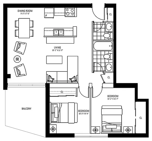 Floor plan 502
