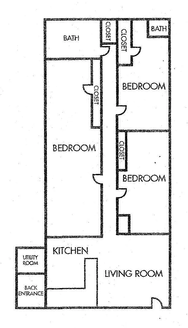 Floor plan 3x1.5 Classic