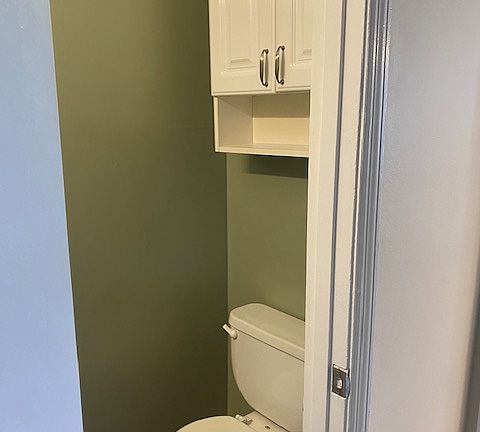 Half bath downstairs.