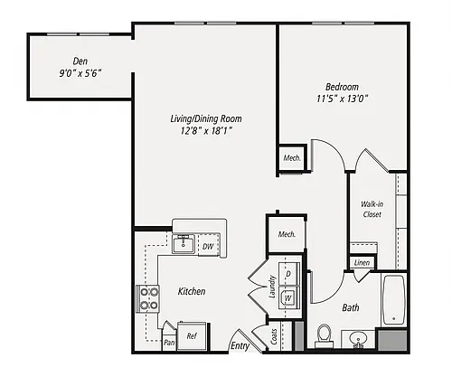 Floor plan A2D.4 Renovated