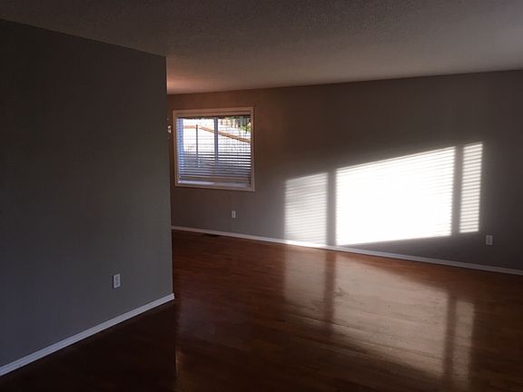Living room and dining room