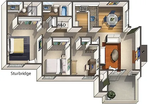 Floor plan Sturbridge