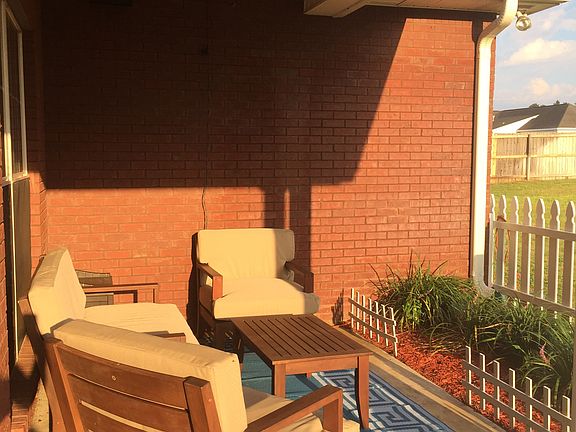 Covered Patio with Fans