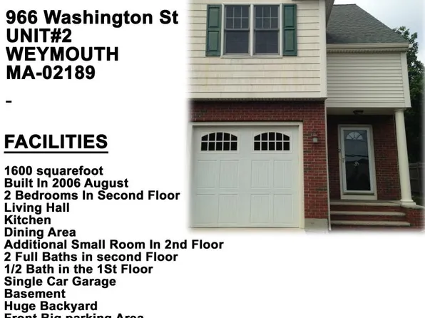 966 Washington St #2, Weymouth, MA 02189