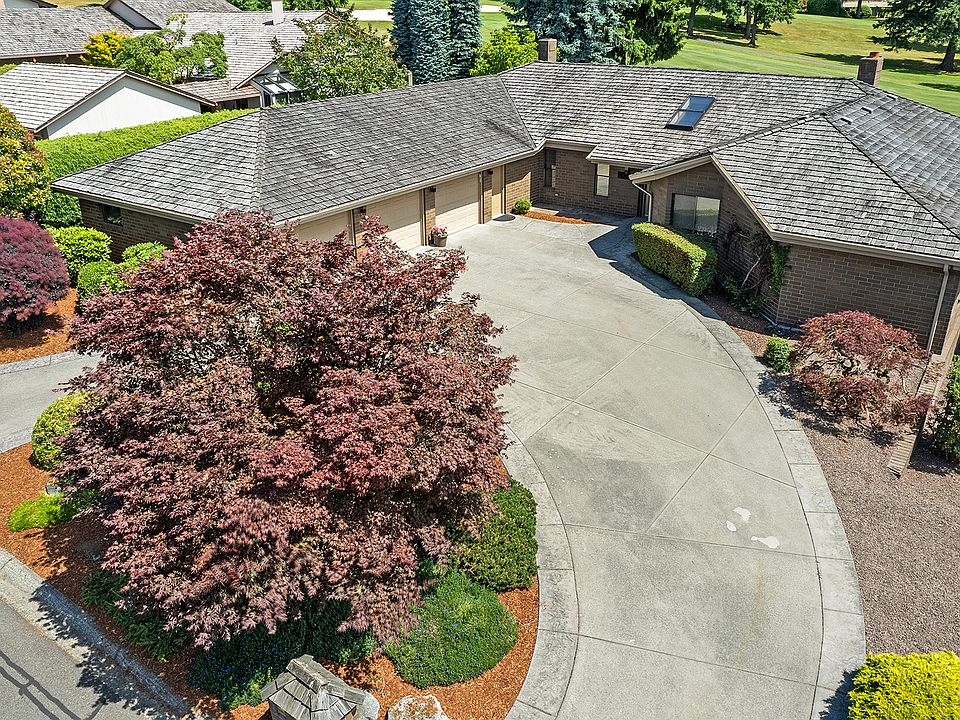 Wide driveway