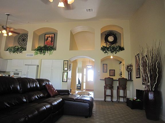 Family room looking towards entry