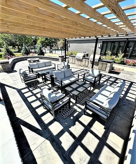 Grilling And Fire Pit Area
