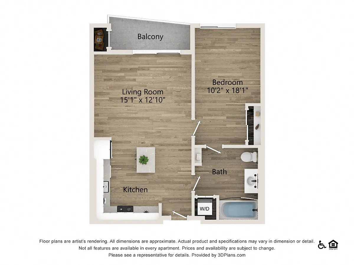 Floor plan 1-D