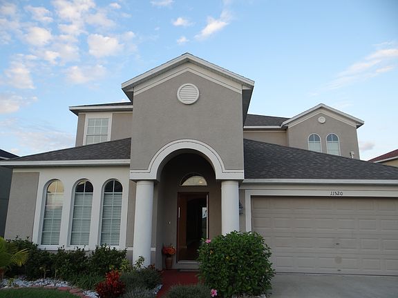 front view 2 car garage