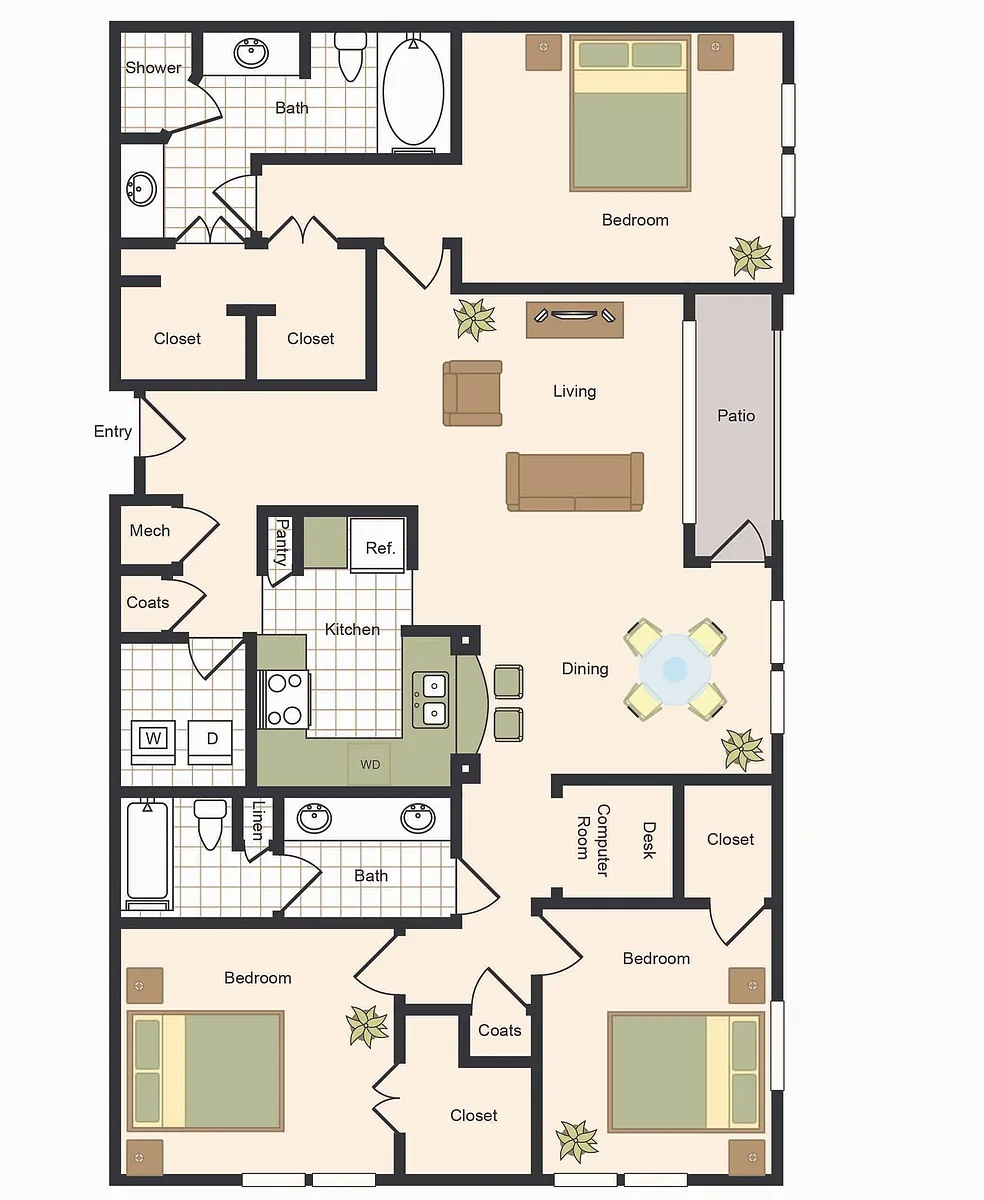 Floor plan C1