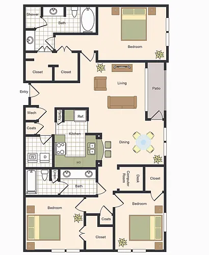 Floor plan C1