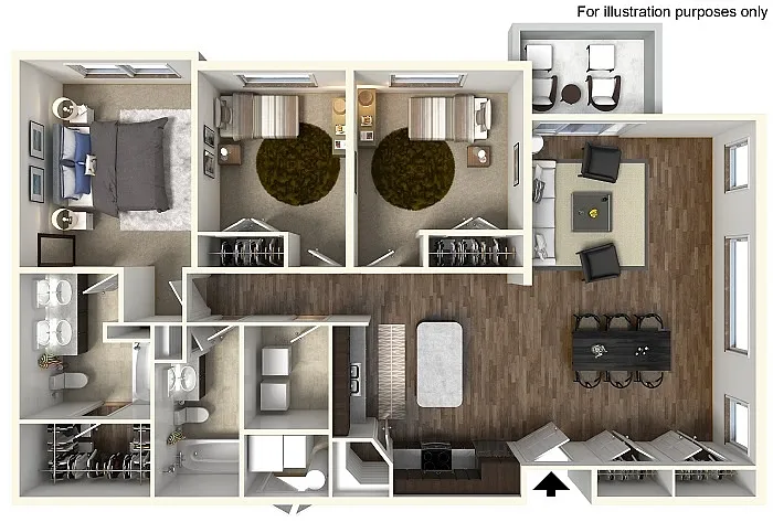 Floor plan The Up