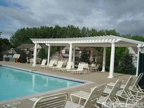 Neighborhood private pool for this small community.