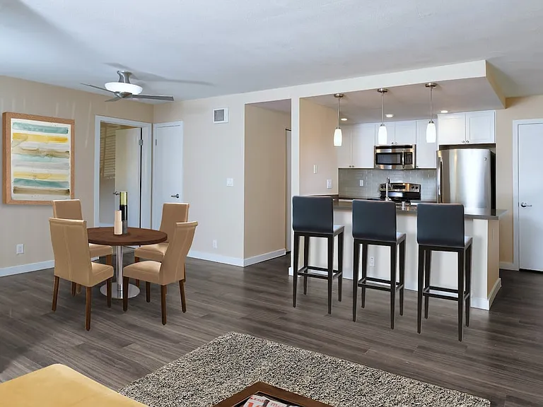 Spacious Living Areas And Updated Kitchens With Quartz Countertops