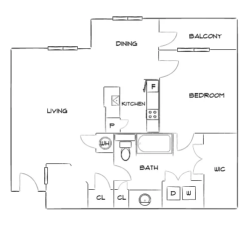 Floor plan Design 1D10