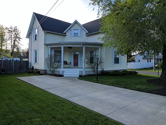 Newer concrete driveway