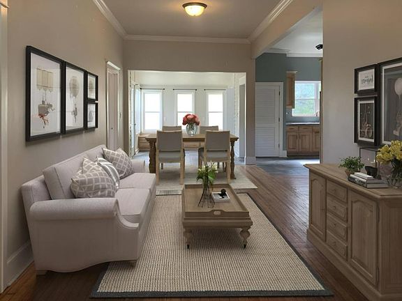 View from front door - Furniture not included