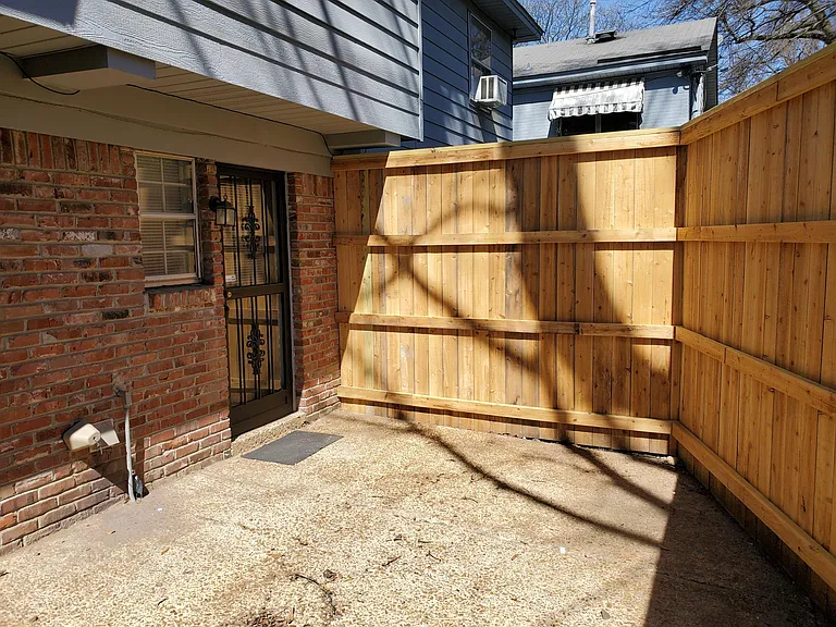 Private patio