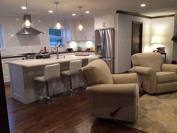 Kitchen and living area
