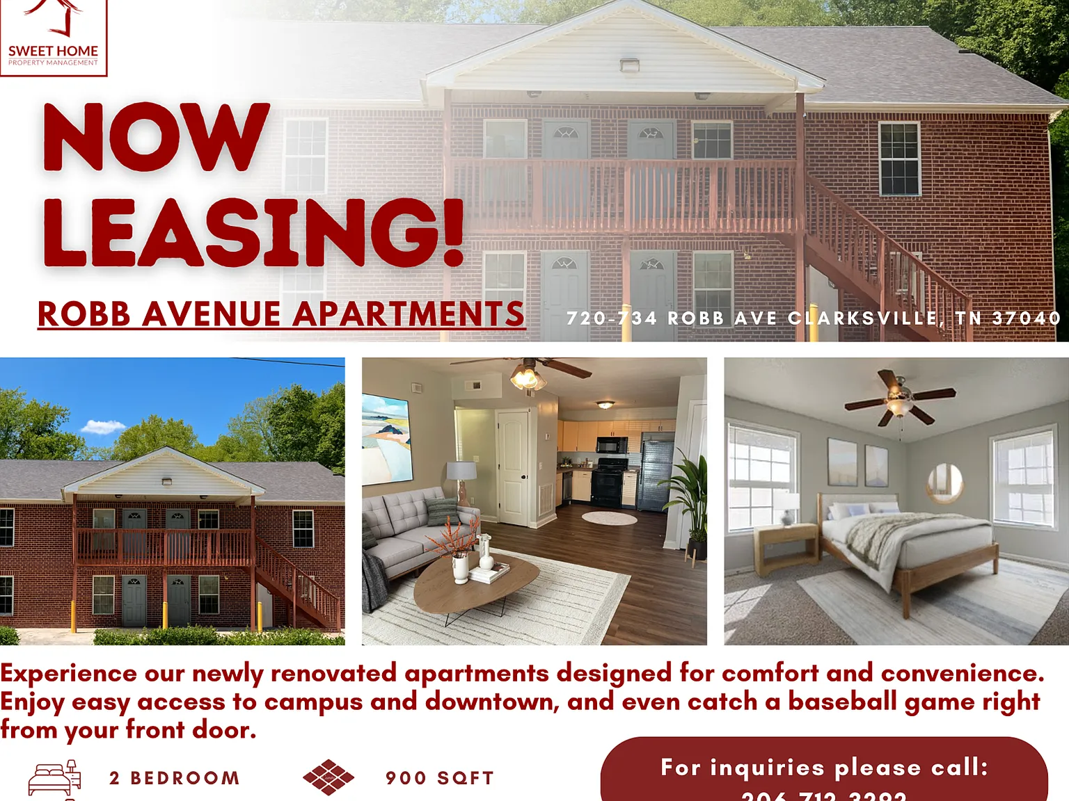 Beautifully Updated Apartments Next to Austin Peay! — Photo 2