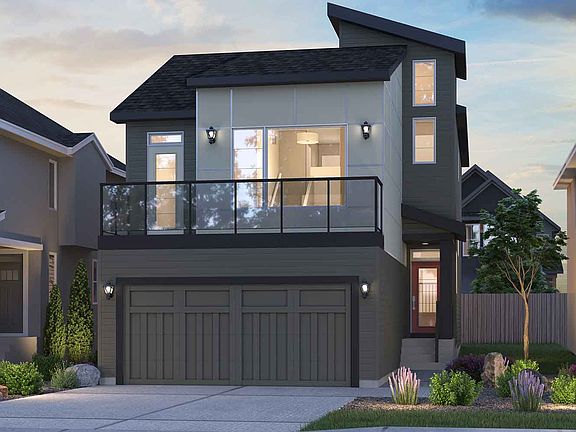 Hudson 24 Contemporary II rendering for Creekstone by Brookfield Residential in Calgary