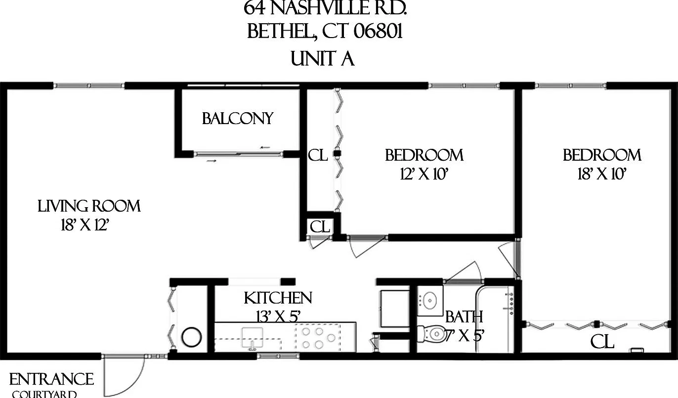 2 Bedroom 1 Bathroom located in Desirable Bethel Condominium — Photo 3