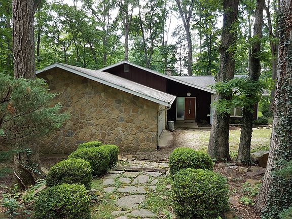 Stone walkway to home