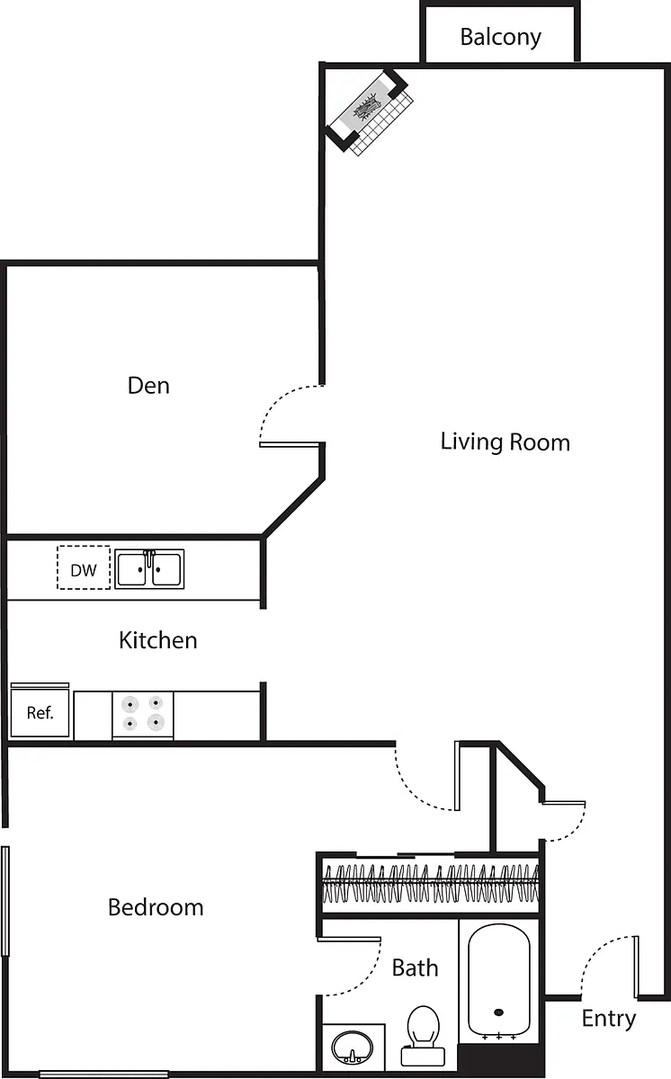 Floor plan Floorplan 3 with Den