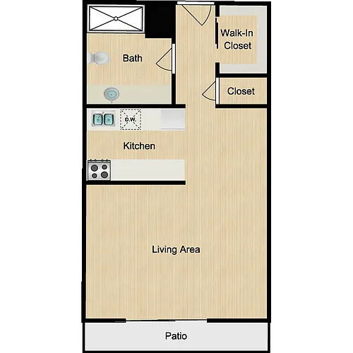 Floor plan Studio