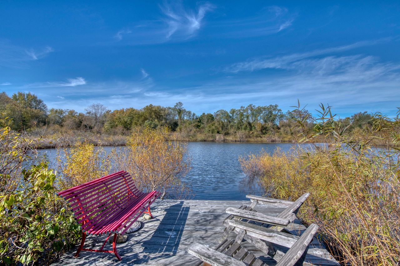 Beautiful serene water views