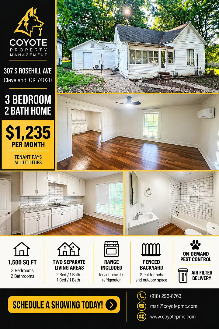 Spacious 3-Bed, 2-Bath with Flexible Dual Living Areas in Cleveland — Photo 1