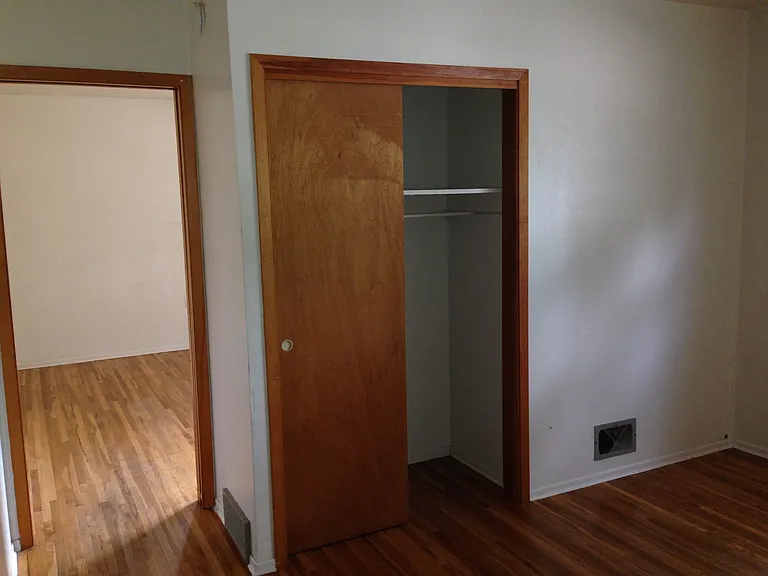 Entry to Bedroom #2 This is a huge double bedroom with two closets and room for a separate living area all inside.