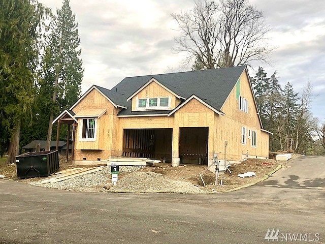 Home site 1 at Maple Grove Estates. Construction underway and scheduled to be complete this Winter. Photo taken early Dec 2020. 