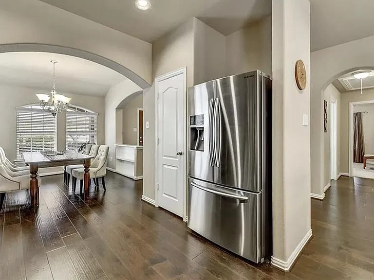 kitchen into dining