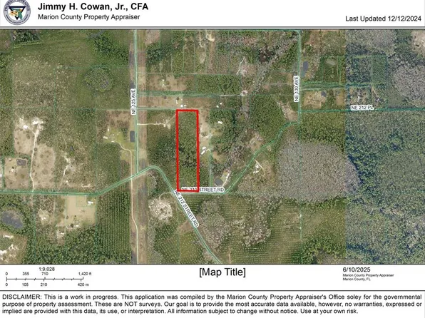 NE 210th Street Rd, Fort Mc Coy, FL 32134