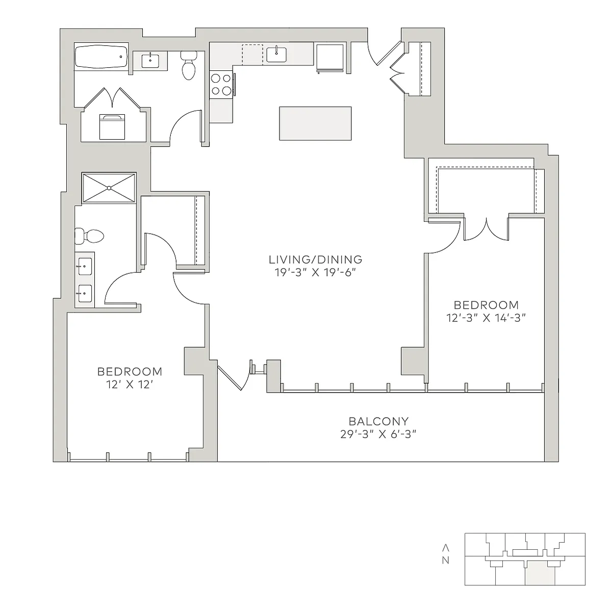 Floor plan sop-2b2M