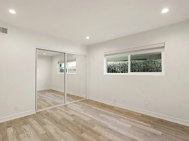 Bedroom with Recessed Lighting