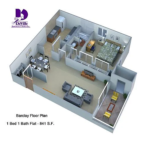 Floor plan Barclay