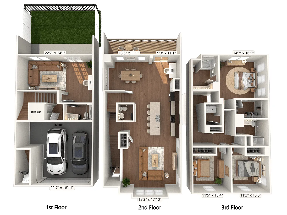 Floor plan D2T-Classic-