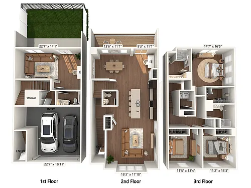 Floor plan D2T-Classic-