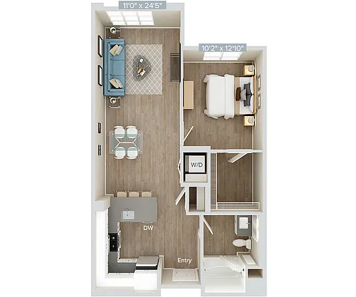 Floor plan A6U-769