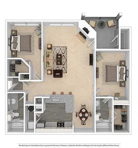 Floor plan B2ER Montana