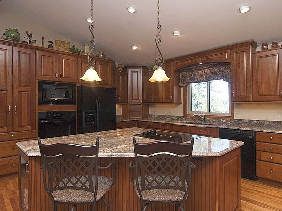 6x6' granite slab island