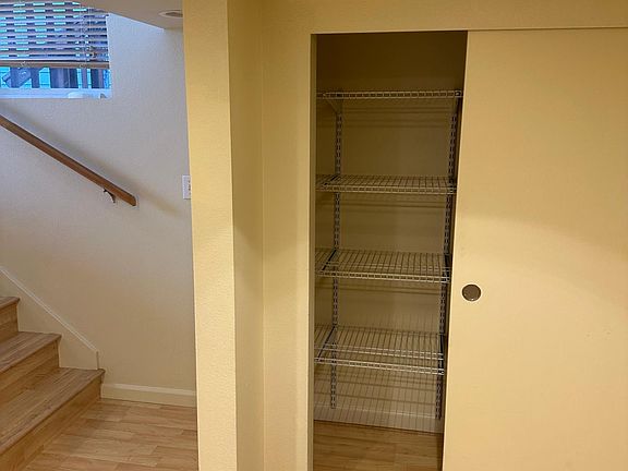 Closet in downstairs room